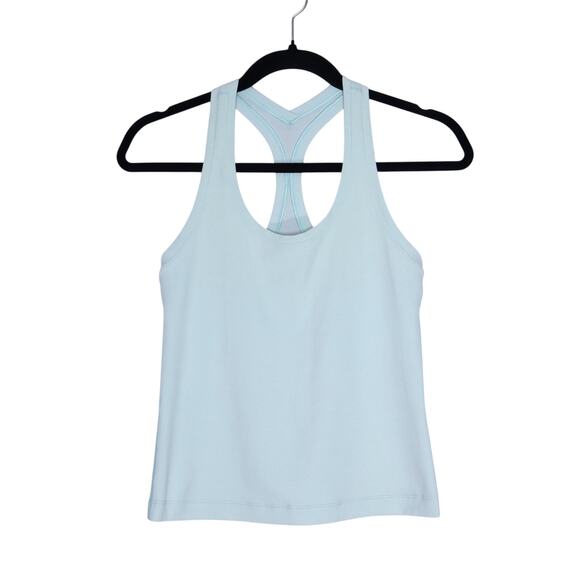 LULULEMON Cool Racerback Short Tank Top Crop Delicate Mint Women's 6 - Picture 1 of 5